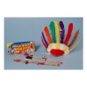 Coiffe indienne John Toy Big Chief avec pipe et hache