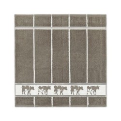 DDDDD Keukendoek koe taupe 50x55cm 6 stuks