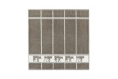 DDDDD Keukendoek koe taupe 50x55cm 6 stuks