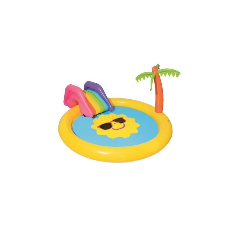 Bestway speelzwembad Sunnyland playcenter met glijbaan 237x201x104