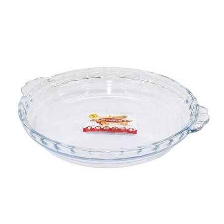 Arcuisine ronde glazen  bakvorm met grepen 22cm