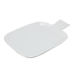 Plat de service blanc 23x16x2,8cm