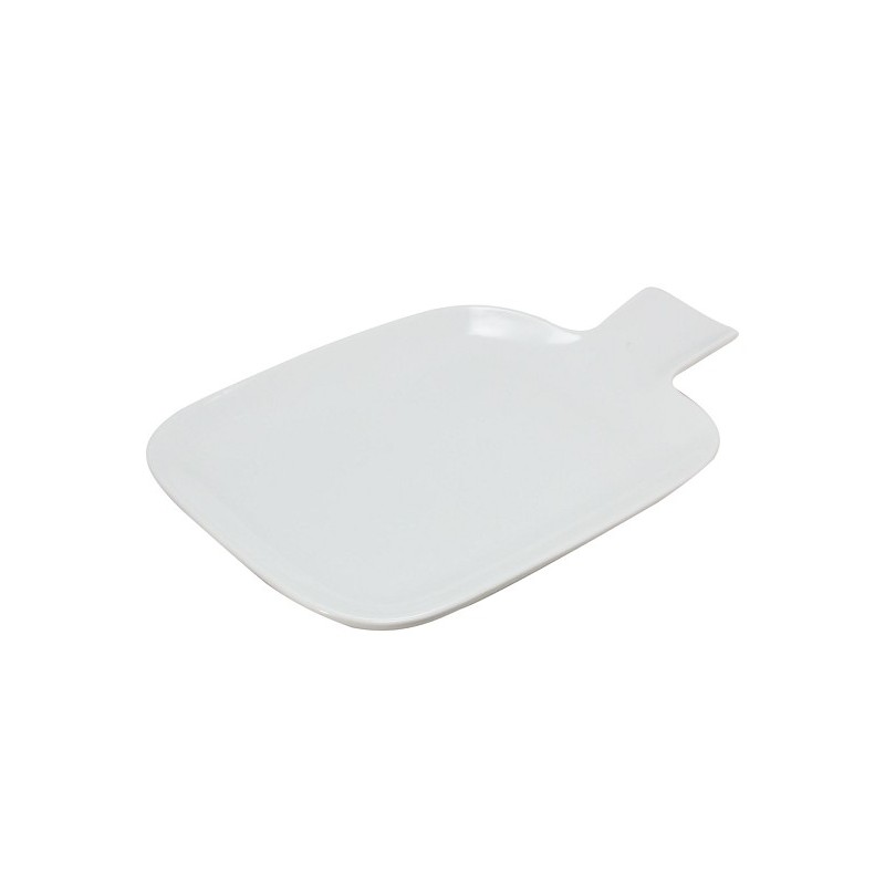 Plat de service blanc 23x16x2,8cm