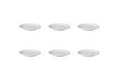 Mammoet Gebaksbord Budgetline Smalle Rand Porselein 16cm Set A 6 Stuks