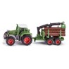 Siku 1645 Tractor met bosaanhangwagen
