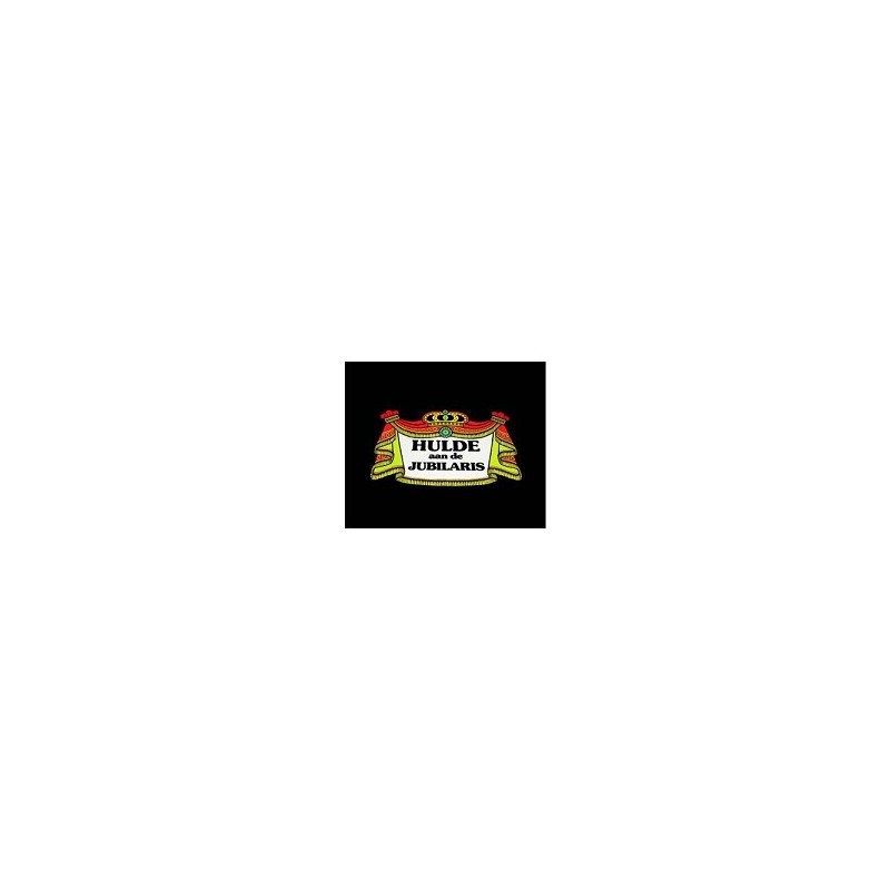 Huldeschild hulde aan de jubilaris pak a 10 stuks 47x33cm karton