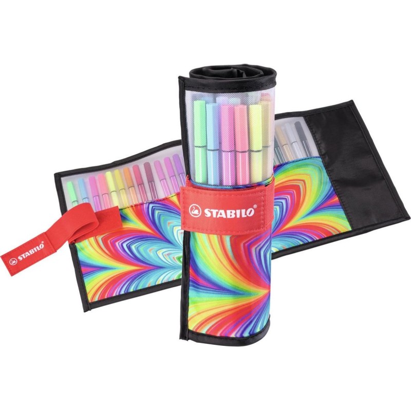 Stabilo Pen 68 Viltstiften Rollerset Arty Etui A 25