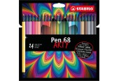 Stabilo Pen 68 feutres Arty pochette de 24