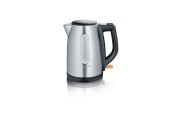 Bouilloire Severin 1L 2200W inox/noir