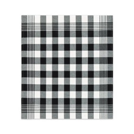 DDDDD Theedoek Block zwart 6 stuks