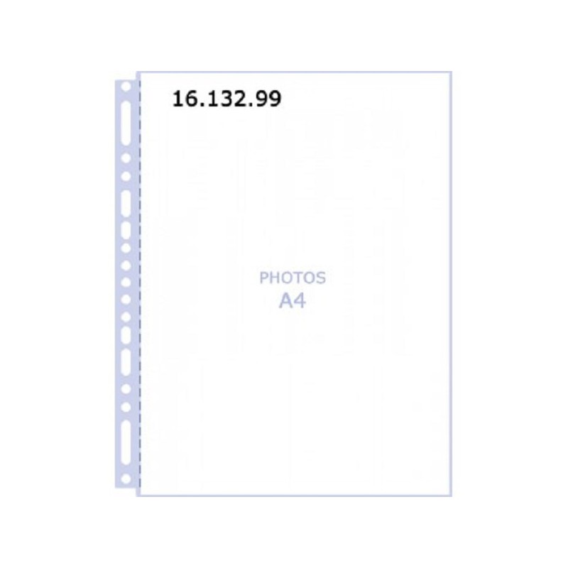 Sacs photo Henzo A4 transparent pack de 10 pièces