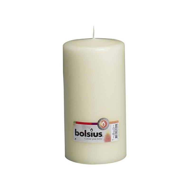Bougie pilier 200/98mm ivoire