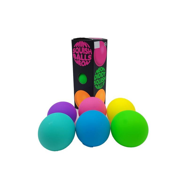 John Toy Neon Squize Bal 50mm Set A 3 Stuks