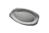 Papstar Plat de service Aluminium pack de 10 pièces