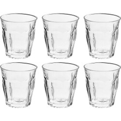 Duralex Gobelet Picardie verre dur 200ml boîte de 6 pièces