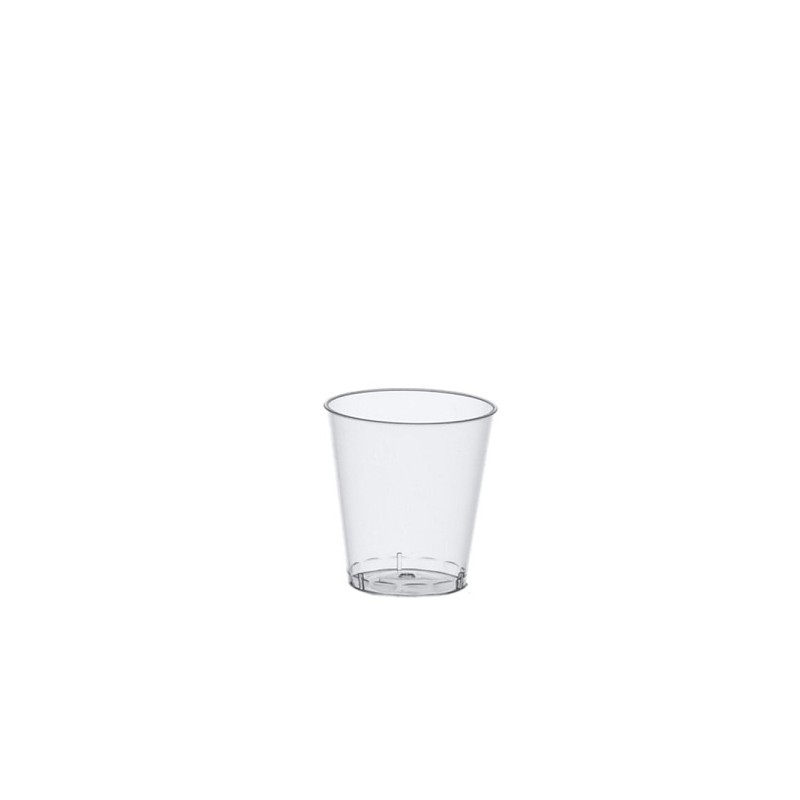 Papstar 40 verres à shot jetables en plastique de 4 cl