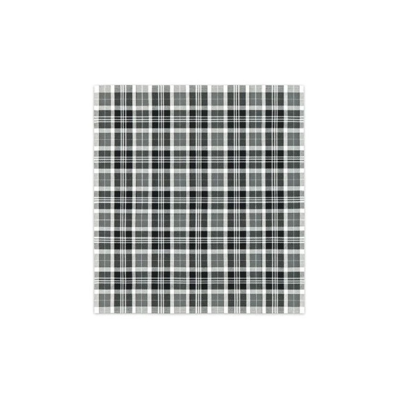 DDDDD Torchon Kilt anthracite 60x65cm 6 pièces