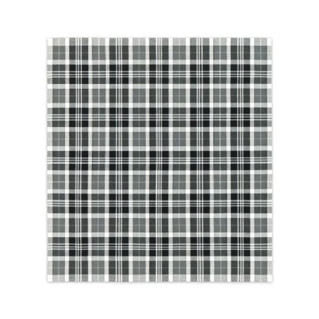 DDDDD Torchon Kilt anthracite 60x65cm 6 pièces