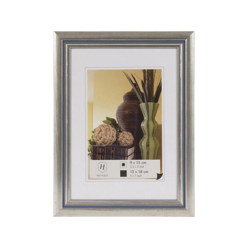 Henzo fotolijst Artos frame 13x18cm foto 9x13cm zilver hout
