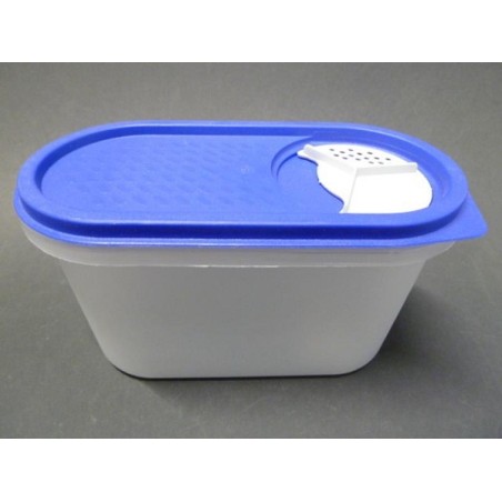 Bidon de conservation ovale avec couvercle doseur Contenu : 1,2 L plastique PP5