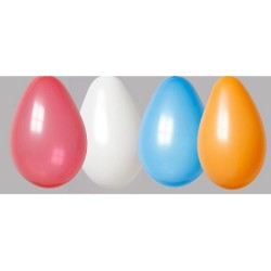 Globos zak 100 ballons rood/wit/blauw/oranje