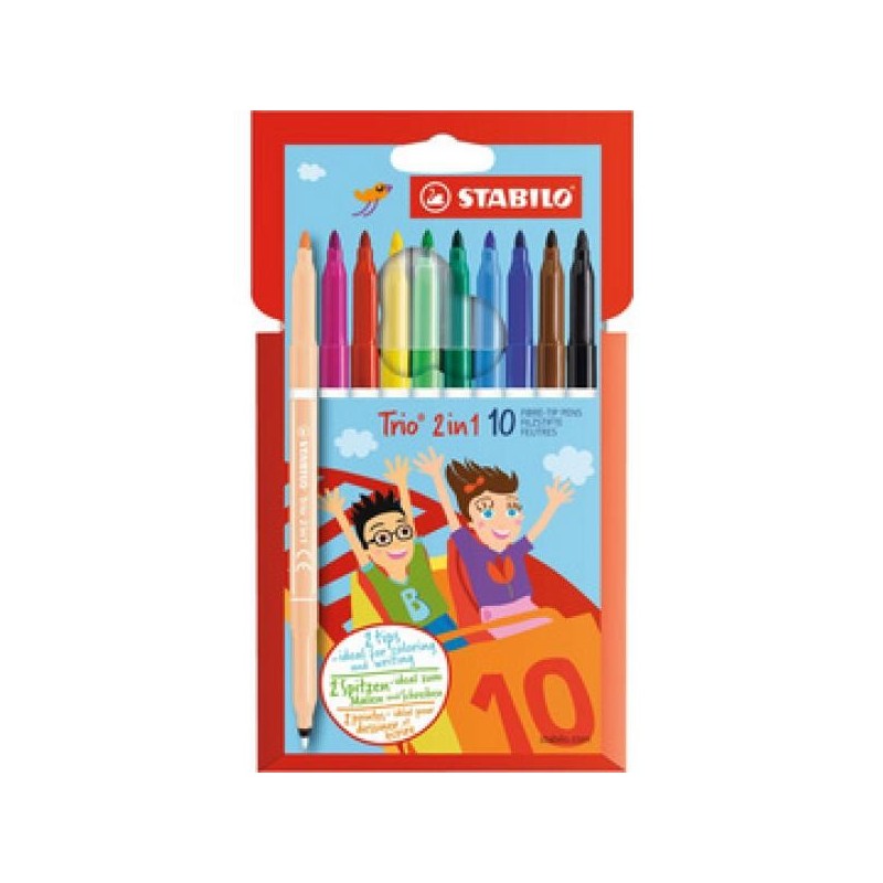 Stabilotrio trio 2 in 1 viltstift