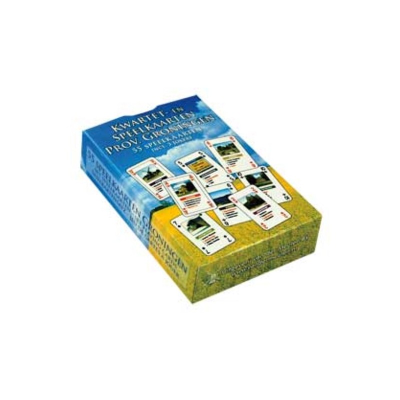 Kwartet-en speelkaarten Groningen