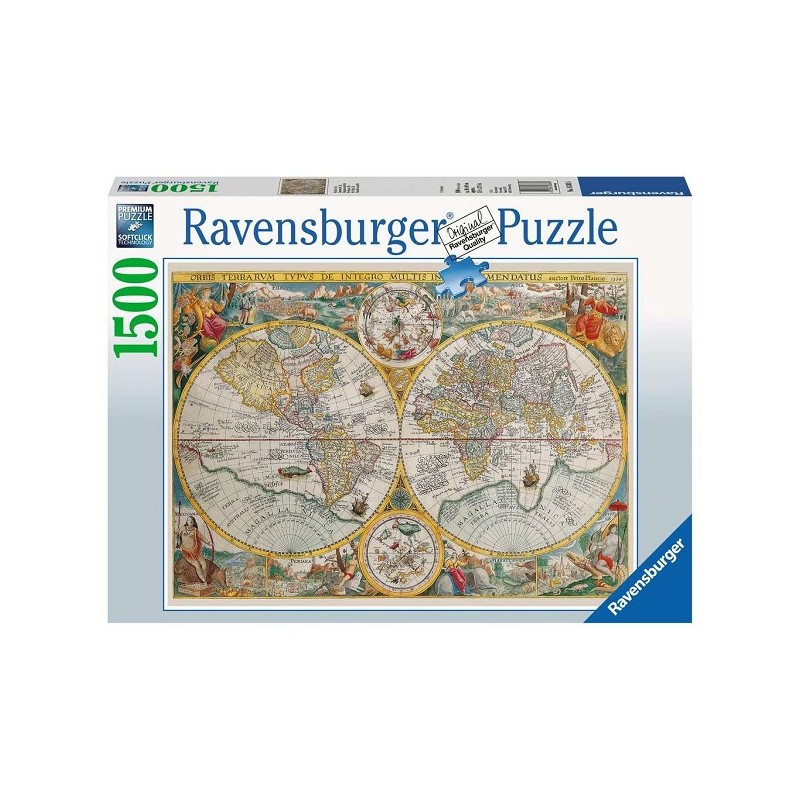 Ravensburger puzzel Historische kaart 1500pcs