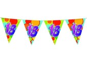 Vlaggenlijn 10mtr cijfers 18 jaar Pak a 10 stuks