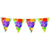 Ligne de drapeau 10m numéros 25 ans pack de 5 pièces
