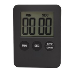 Balance Minuterie de cuisine numérique gris noir 5,3x7cm