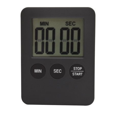 Balance Minuterie de cuisine numérique gris noir 5,3x7cm