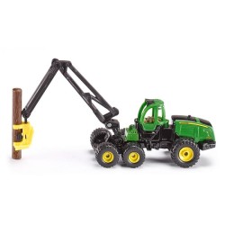 Abatteuse d'arbres Siku 1652 John Deere avec troncs d'arbres