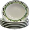 Wiebe van der Zee Rural Plate Deep, Boîte de 6 pièces Ø23cm en porcelaine