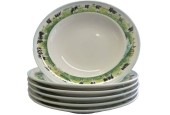 Wiebe van der Zee Rural Plate Deep, Boîte de 6 pièces Ø23cm en porcelaine