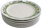 Wiebe van der Zee landelijk Bord plat Ø21cm  pak a 6 stuks porselein