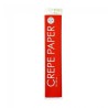 Papier crépon 50x250cm rouge pack de 12 rouleaux