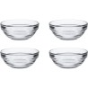 Duralex Bol Lys empilable rond verre dur 70ml 7,5cm 4 pièces