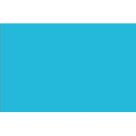 Fotokarton 25vel 70x50cm 300gr. azuurblauw