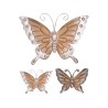 Déco murale papillon en métal