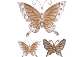 Déco murale papillon en métal