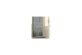 Rideau de porte quenouilles 90x220 beige 100% polypropylène dans sac de transport