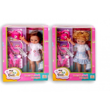 Poupée Lissi 35cm avec coffret médecin