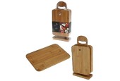 Planche à découper ou planche à petit-déjeuner en bois, lot de 6 pièces