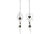 Boltze Home Hanger Hart met klokje