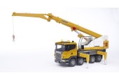 Bruder Scania vrachtwagen met  Liebherr telescoopkraan