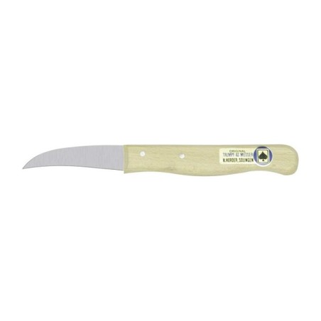 Couteau à éplucher HH courbé en acier inoxydable 10 pcs