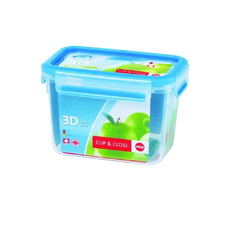 Emsa Clip & Close 3D Boîte de rangement 1,1 litre