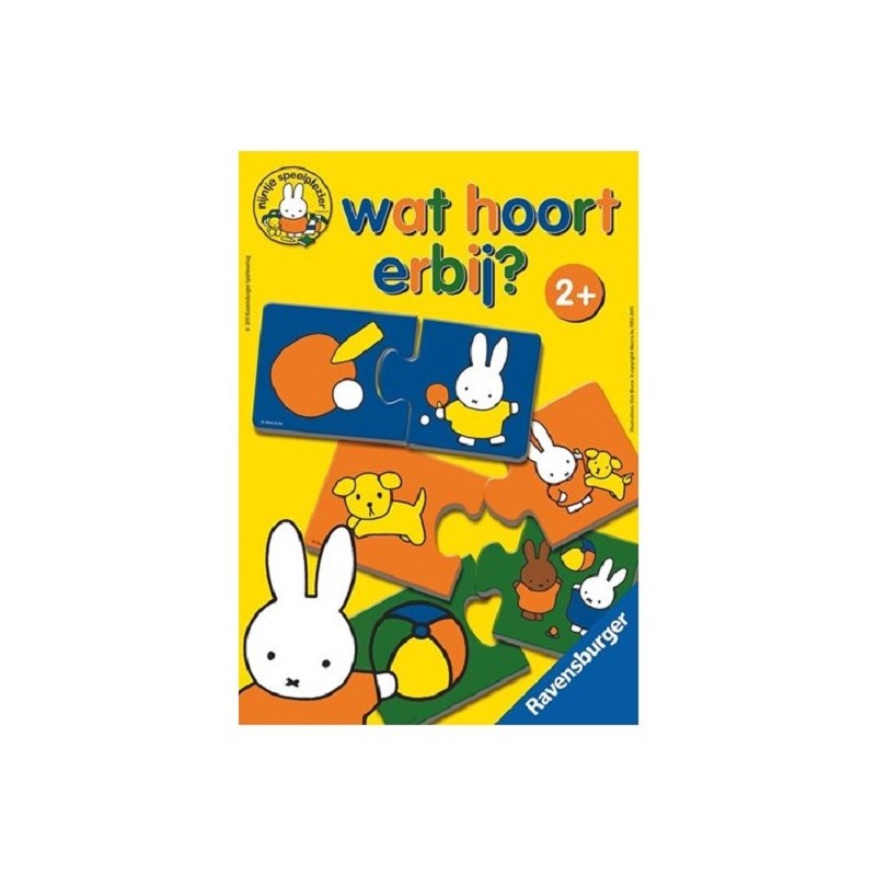 Puzzle Ravensburger Miffy, qu'est-ce qui va avec ?