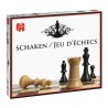 Jumbo Schaken 1 Kartonnen Bord (30x30cm) Met 32 Houten Stukken.